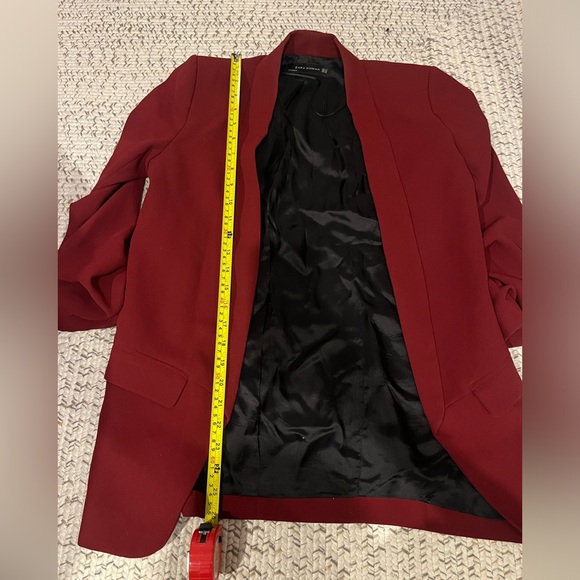 Ensemble dark red deal from zara oversized blazer and matching pants size XS - Picture 9 of 9